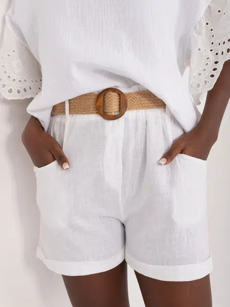 Shorts-DHJ-SN-2598.28X-White