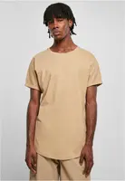 Long T-shirt Turnup Unionbeige