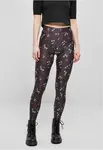 Women's soft leggings AOP blackfloret