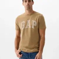 Hnedé pánske tričko s logom GAP
