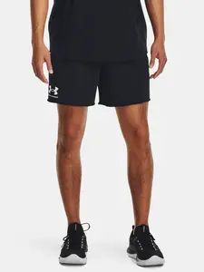 Čierne športové kraťasy Under Armour UA Rival Terry 6in Short