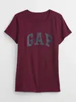 Tričká s krátkym rukávom pre ženy GAP - vínová