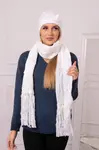 Kesi Dámská souprava se šátkem Dorota K366 bílá