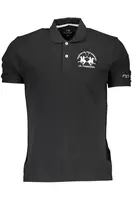 LA MARTINA MEN&#39;S SHORT SLEEVE POLO BLACK
