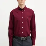 Bavlněná košile Tommy Hilfiger pánská, modrá barva, regular, s límečkem button-down, MW0MW37550