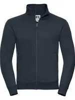 Men's Zip Up Sweatshirt - Authentic R267M 80% Plain Ring-Spun Cotton 20% Polyester (Three-Layer Fabric) 280g