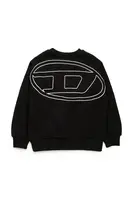 Detská bavlnená mikina Diesel SROBMEGOVALD OVER SWEAT-SHIRT