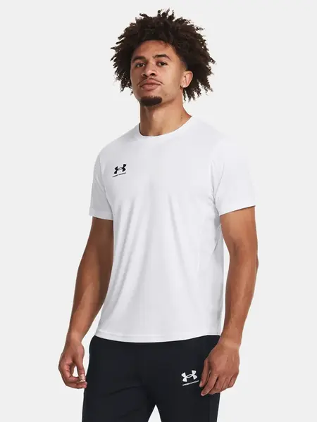 Biele pánske športové tričko Under Armour UA M's Ch. Train SS