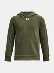 Zelená chlapčenská mikina s kapucňou Under Armour Rival