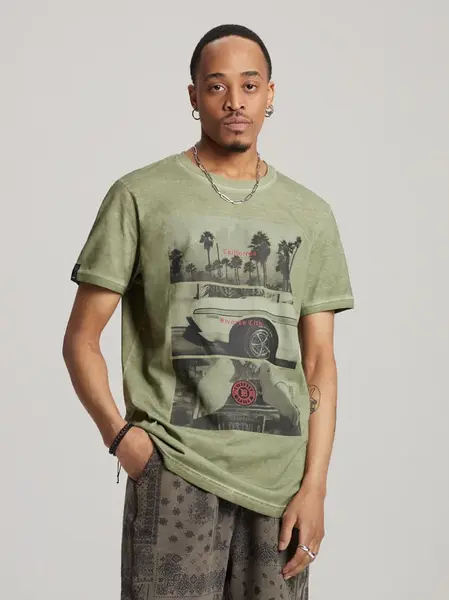 Diverse Men's printed T-shirt JACKALSS E