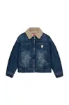 Diesel Detská bavlnená bunda Diesel JOMOX-FUR JACKET