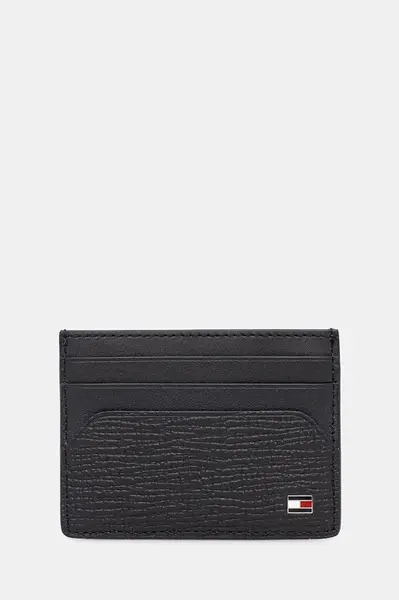 Kožené puzdro na karty Tommy Hilfiger