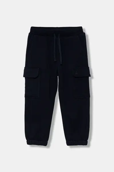 Detské bavlnené nohavice United Colors of Benetton