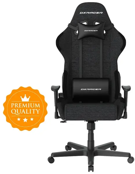 Herná stolička DXRacer FORMULA čierna, látková
