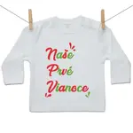 Boodyy Tričko s dlhým rukávom Naše prvé Vianoce 134 (8-9 rokov)