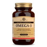 Solgar Omega-3 Double Strength Rybí olej zo studenovodných rýb 30 toboliek