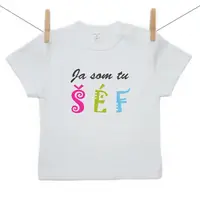 Boodyy Tričko s krátkym rukávom Ja som tu šéf 80 (9-12 mesiacov)