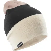 Salomon FLATSPIN REVERSIBLE deep black/whisper white/etherea Čepice