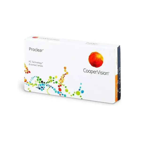 Mesačné Proclear Sphere (6 šošoviek) Dioptrie: -6, Zakrivenie: 8.6, ID:312907