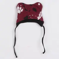 Dojčenská bavlnená čiapka ružová, vel. 62 (3-6m)