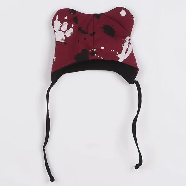 Dojčenská bavlnená čiapka ružová, vel. 62 (3-6m)