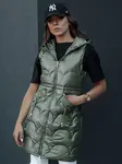 Dámská prošívaná vesta CHARMVEST zelená