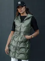 Dámská prošívaná vesta CHARMVEST zelená