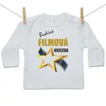 Boodyy Tričko s dlhým rukávom Budúca filmová hviezda 80 (9-12 mesiacov)