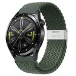 BStrap Elastic Nylon 2 remienok na Huawei Watch GT2 Pro, olive green