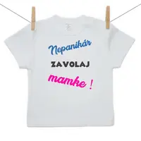 Boodyy Tričko s krátkym rukávom Nepanikár 122 (6-7 rokov)