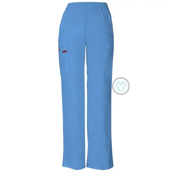 Dámske nohavice s gumou v páse - nebeská modrá XXS