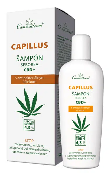 Cannaderm Capillus - šampón seborea CBD+