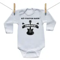 Boodyy Body s dlhým rukávom Rocker 62 (2-4 mesiace)