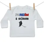 Boodyy Tričko s dlhým rukávom Fandím s ocinom 98 (2-3 roky)
