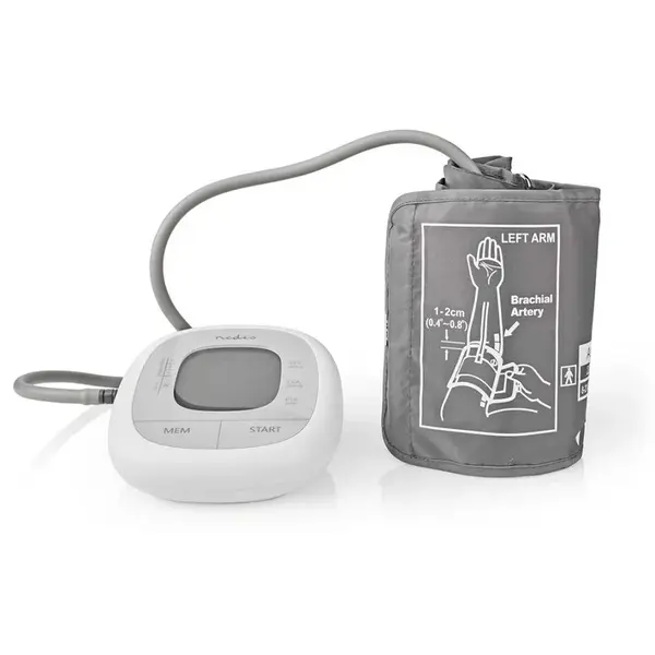 Tlakomer na rameno NEDIS HCBL400WT
