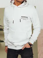 Bluza męska z kapturem jasnoszara Dstreet