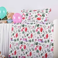 Obliečky detské bavlnené Plameniaky EMI Detský set 90x130 + 45x65