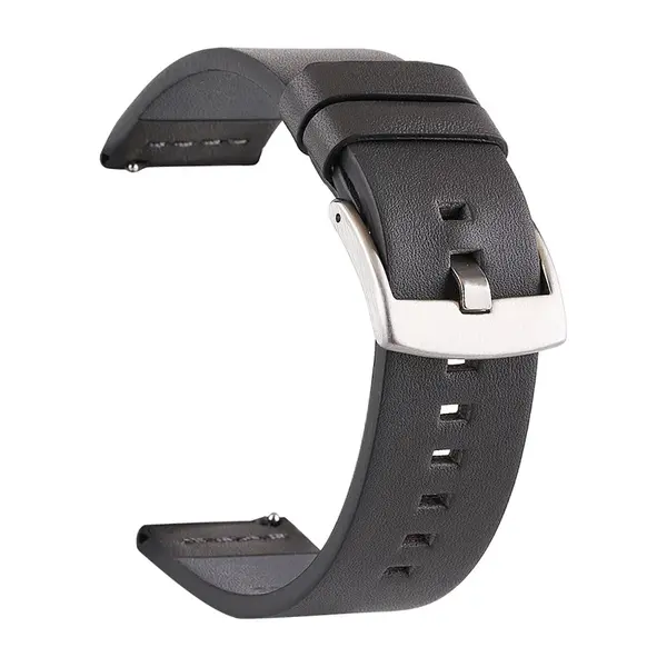 BStrap Fine Leather remienok na Samsung Galaxy Watch Active 2 40/44mm, black