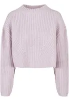 Dámský široký oversize svetr soft lilac