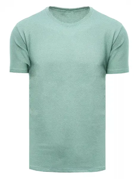 Světle zelené pánské tričko se vzory Dstreet