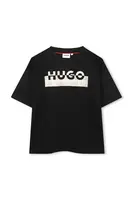 Dětské bavlněné tričko HUGO