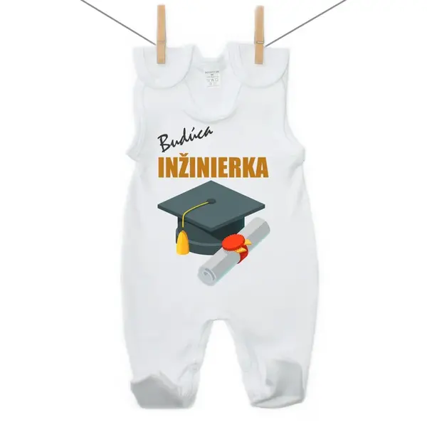 Boodyy Dupačky Budúca inžinierka 74 (6-9 mesiacov)