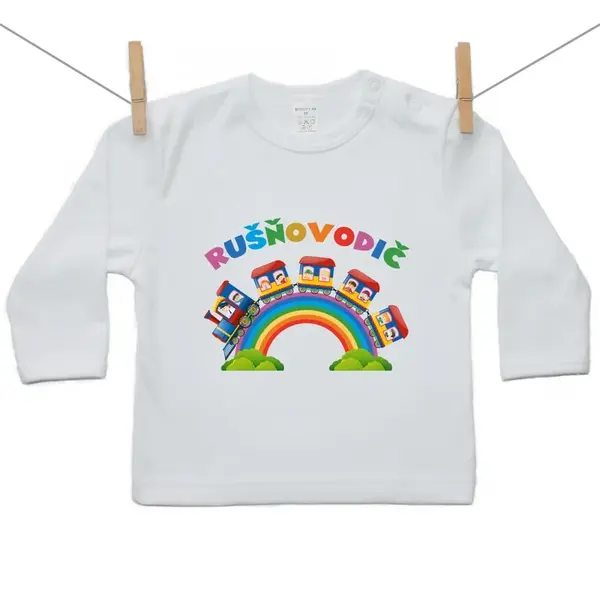 Boodyy Tričko s dlhým rukávom Rušňovodič 134 (8-9 rokov)