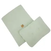 EKO Sada do postýlky 2dílná mušelínová Mint 30x40 cm, 75x100 cm