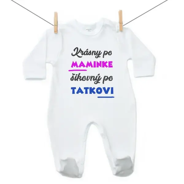 Boodyy Overal Krásny po maminke, šikovný po tatkovi 104 (3-4 roky)