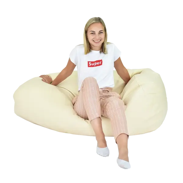 Sedací vak hruška bežová EMI