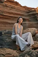 Marisse Women's Trousers L-Sp-4325 Off White