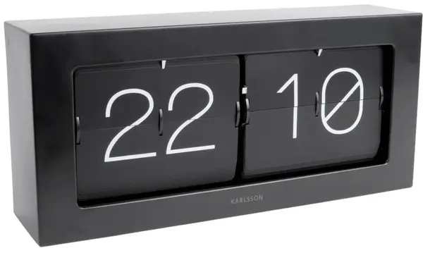 Karlsson Preklápacie hodiny KA5642BK