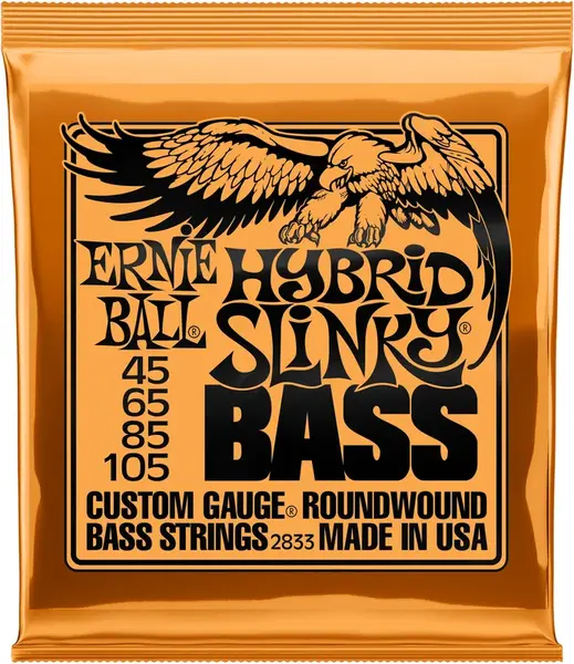 Ernie Ball 2833 Hybrid Slinky Nickel Wound Electric Bass 45-105