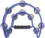 Cega Double Row Tambourine Blue